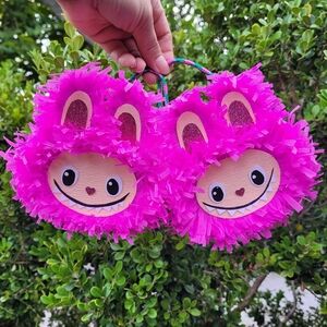 Labubu MINI Piñata Treat Bag Handmade custom Traditional Mexican Fa…